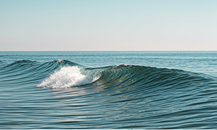 nature waves crashing